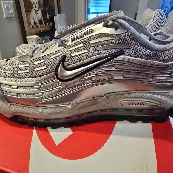 Nike Air Max TL 2.5 Metallic Silver HM8818-001 Men's Size 10 New Sneakers Shoes - Picture 1 of 15